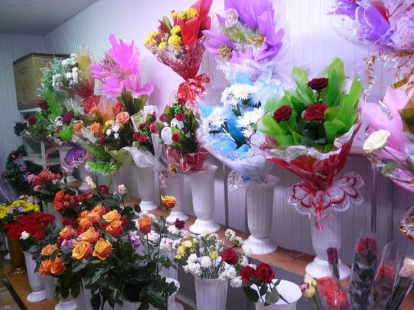 Цветы в магазине